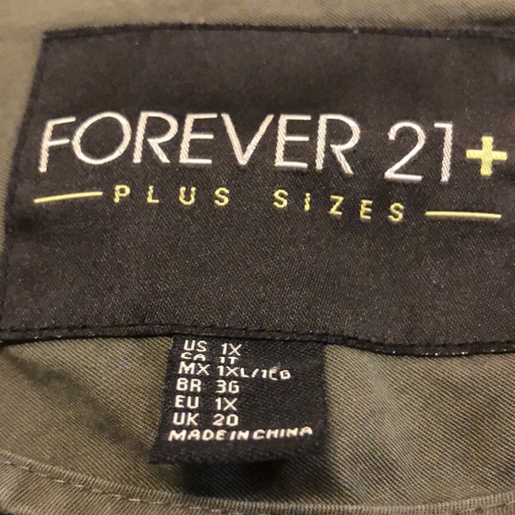 Forever 21+ cotton utility jacket - Picture 5 of 12